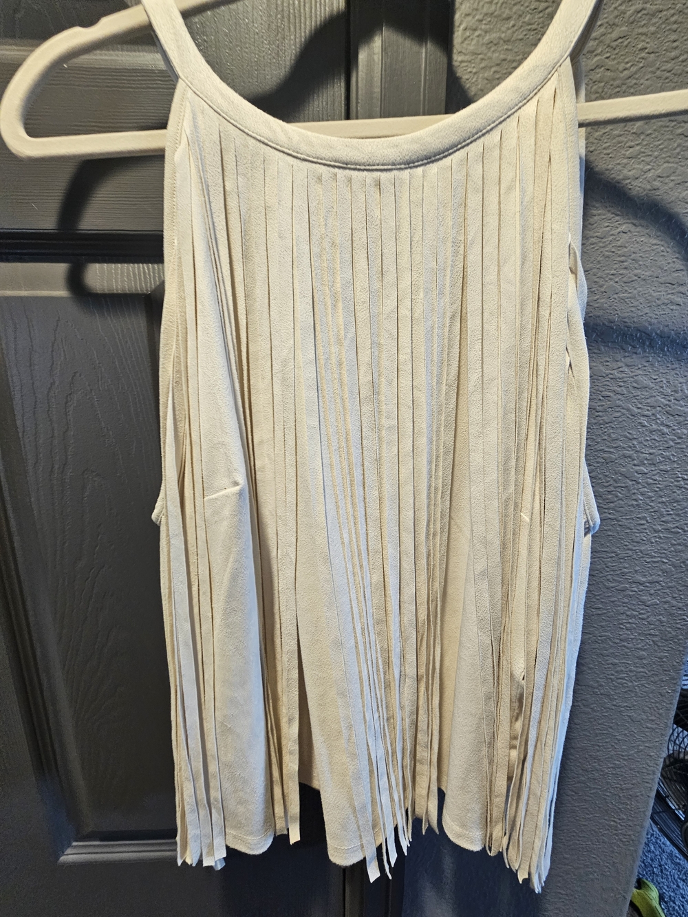 Idyllwind Cream Fringe Tank Top